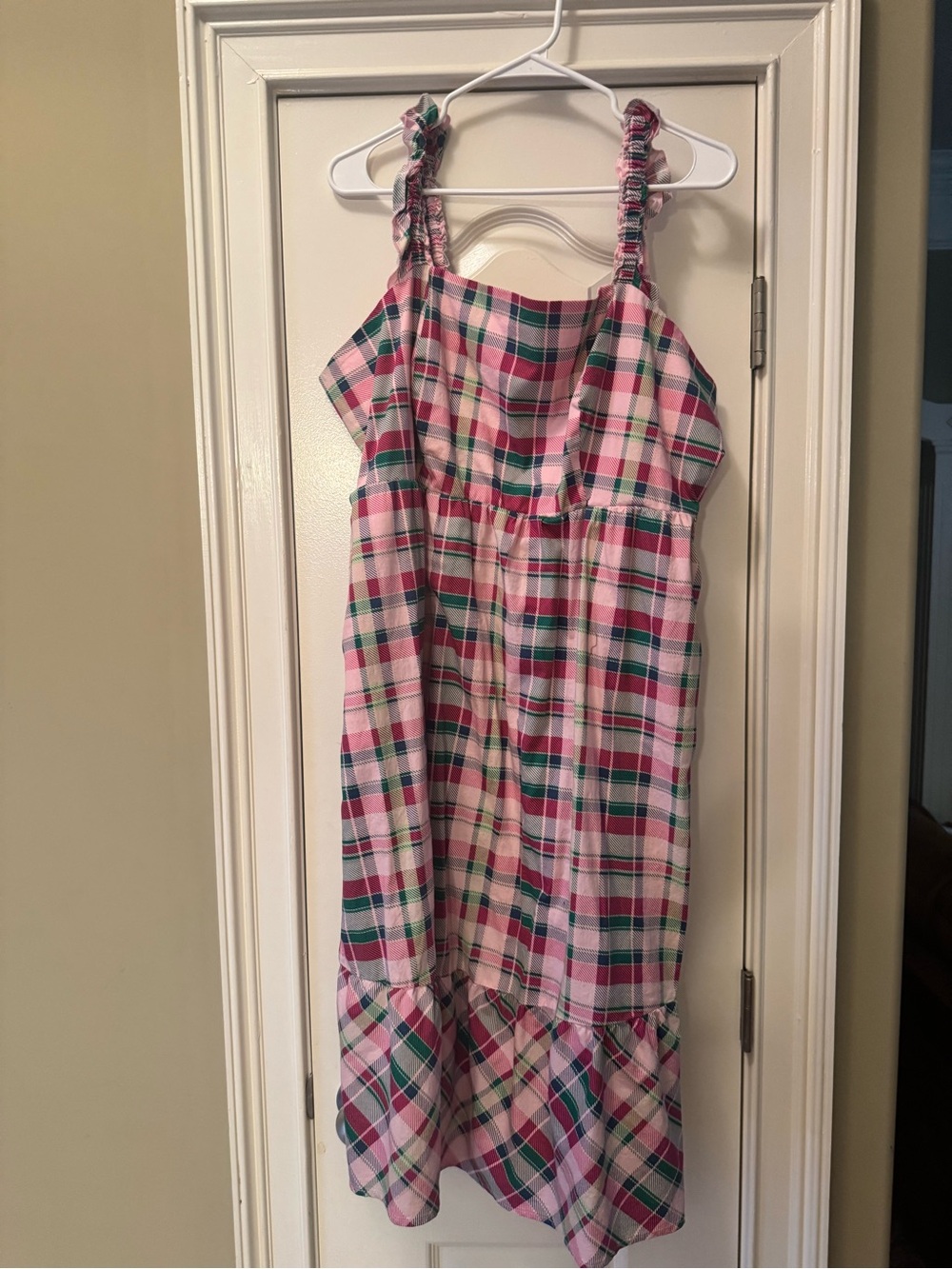 Pink Plaid dress torrid size 2